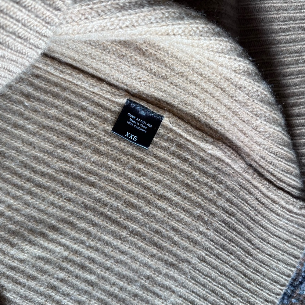 TRADE ONLY DO NOT BUY - Jenni Kayne Cashmere Cocoon Cardigan in Camel XXS - Picture 4 of 7